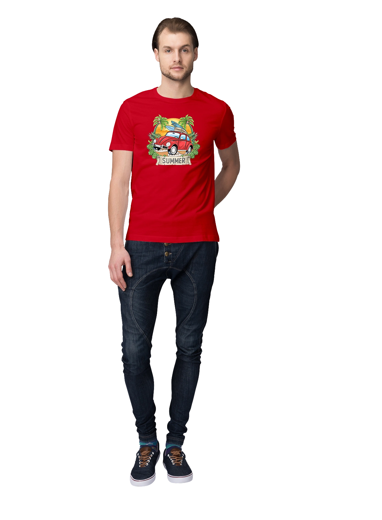 Summer, Car And Palm Trees