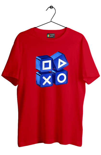 Футболка чоловіча з принтом "Геймпад". Playstation, sony, геймпад, гра, джостик. 2070702