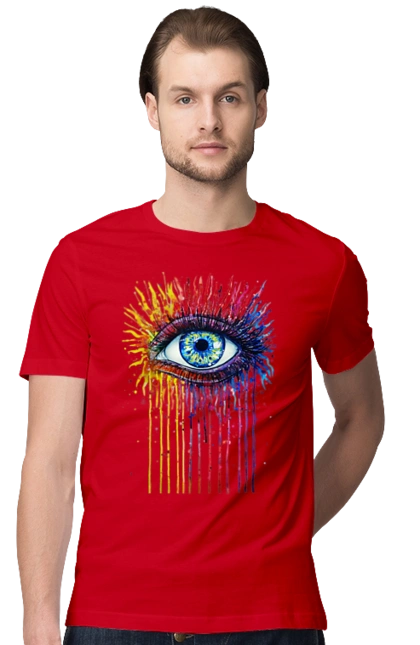 Красочно Течет Глаз