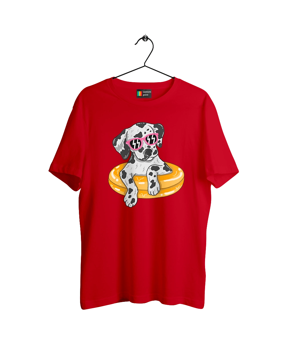 Dalmatian Swims In A Circle