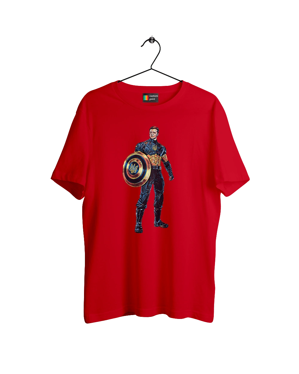 Captain Ukraine Zelensky art