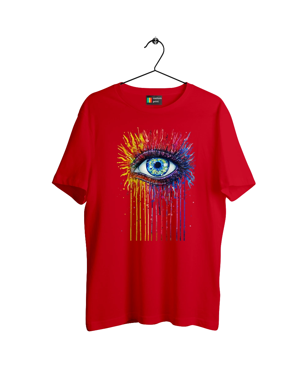 Красочно Течет Глаз