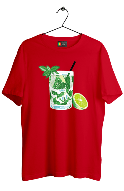 Men`s t-shirt with prints Mojito And Lemon Drink. Drink, lemon, mojito. 2070702