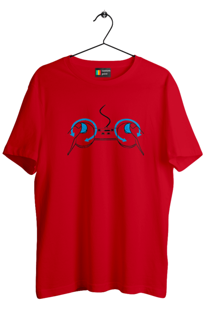 Футболка чоловіча з принтом "Геймпад". Playstation, sony, геймпад, гра, джостик. 2070702