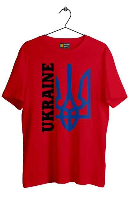 Футболка чоловіча з принтом "Герб України". Герб, україна. 2070702