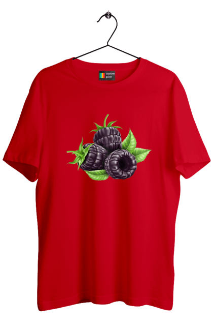 Футболка чоловіча з принтом "Ожина". Ожина, ягода. 2070702