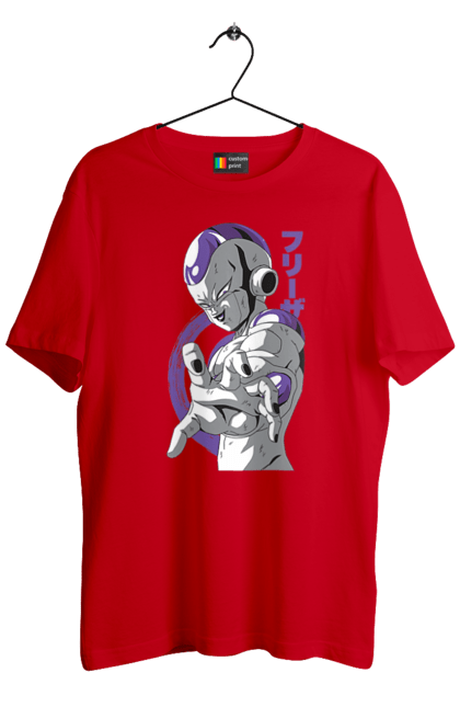 Men's t-shirt with prints Dragon Ball Frieza. Anime, dragon ball, frieza, manga, tv series. 2070702