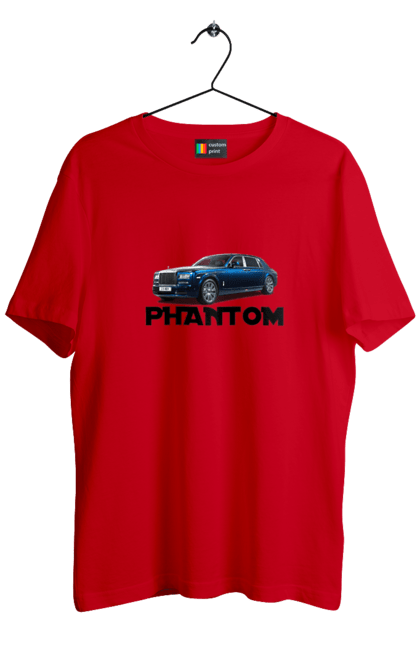 Футболка чоловіча з принтом "Ролс ройс". Авто, автомобіль, люкс клас, ролс ройс, седан, фантом. 2070702