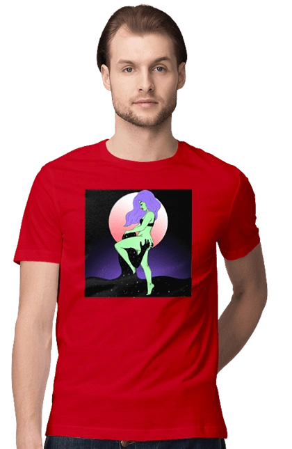 Green Girl And The Moon