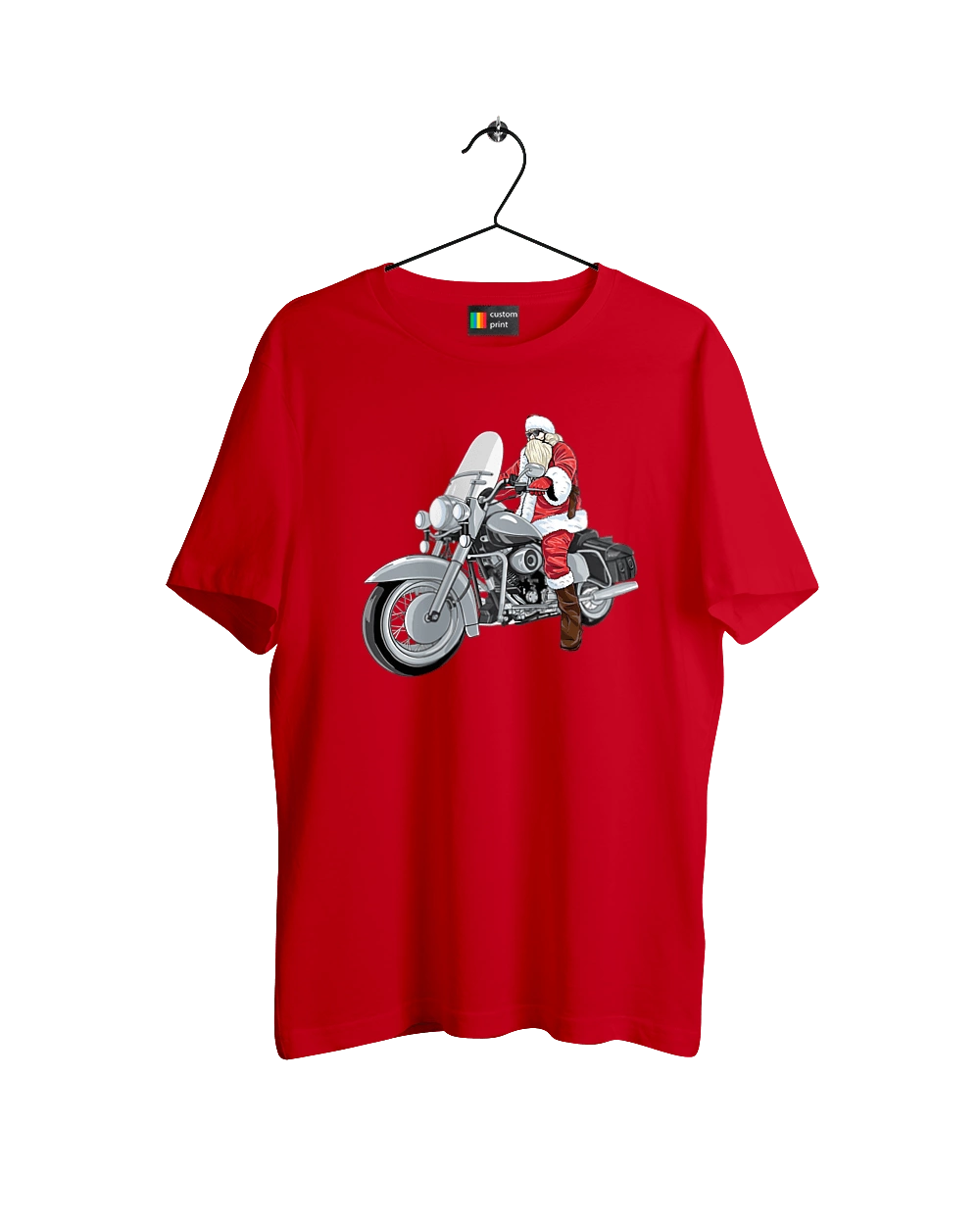 Santa On A Motorcycle