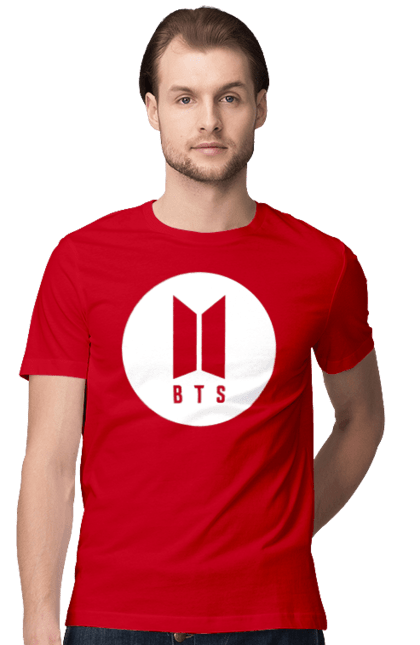 Men's t-shirt with prints BTS. Beyond the scene, bts, group, k pop, k-pop, music, musical group. 2070702