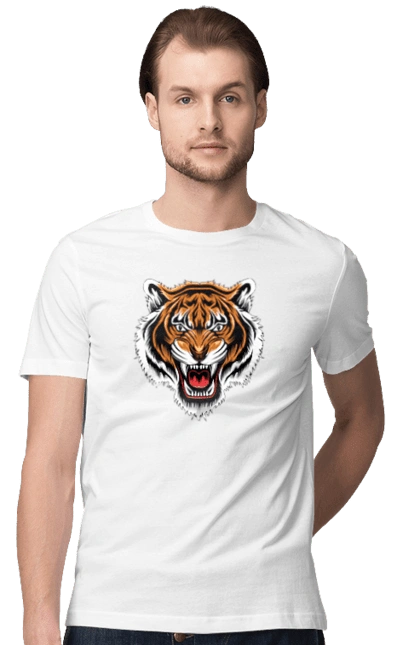 ◆Wrangler◆ Flag Tiger Tshirt Ivory WRANGLER-Flag Tiger T-shirt Ivory│삼성물산 온라인몰 SSF Shop
