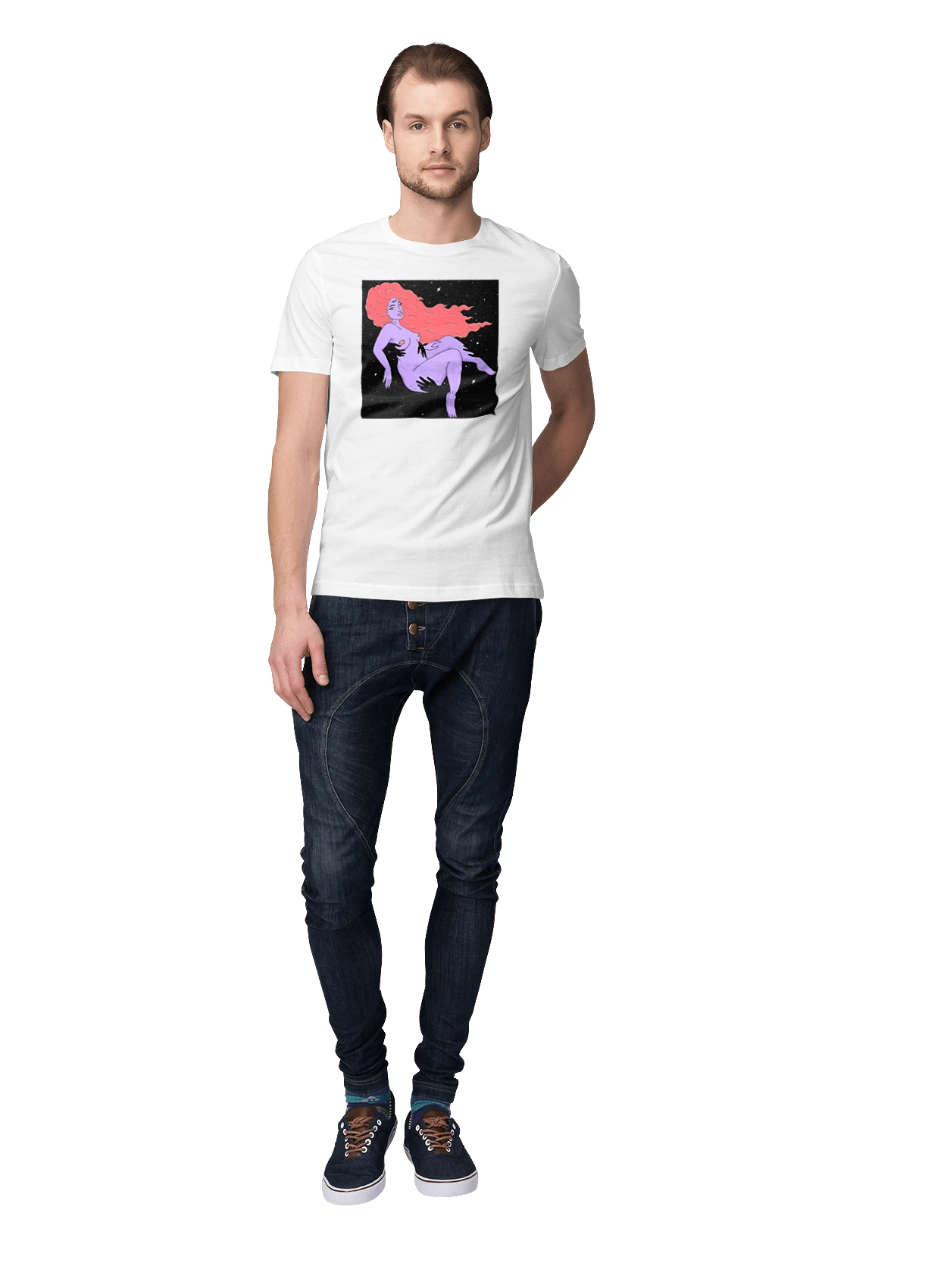 Purple Girl In Black Dire