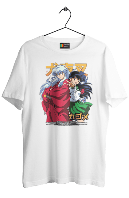 Футболка чоловіча з принтом "Inuyasha". Anime, inuyasha, manga, rumiko takahashi, аніме, демон охоронець, манга, руміко такахасі. 2070702