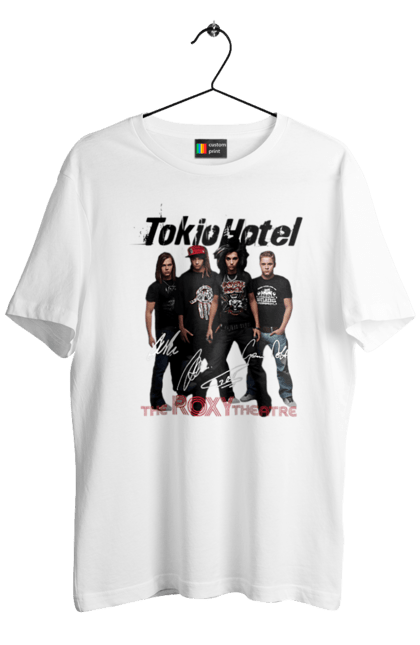 Футболка мужская с принтом Tokio Hotel. Tokio hotel, альтернативный рок, группа, музыка, пауэр-поп, поп, поп-рок, рок, электроник-рок. 2070702