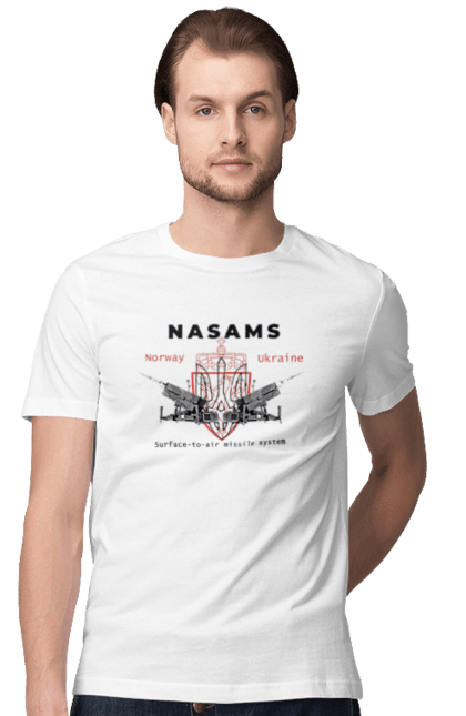 Men`s t-shirt with prints NASAMS. Howitzer, nasams, suzanne, zaluzhny, zuzana. 2070702