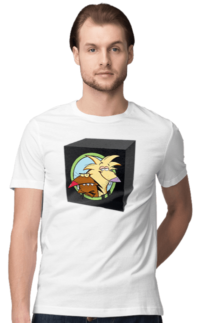 Футболка чоловіча з принтом "Black Box". Black box, бобер, боєприпас, коробка, повернись живим. 2070702