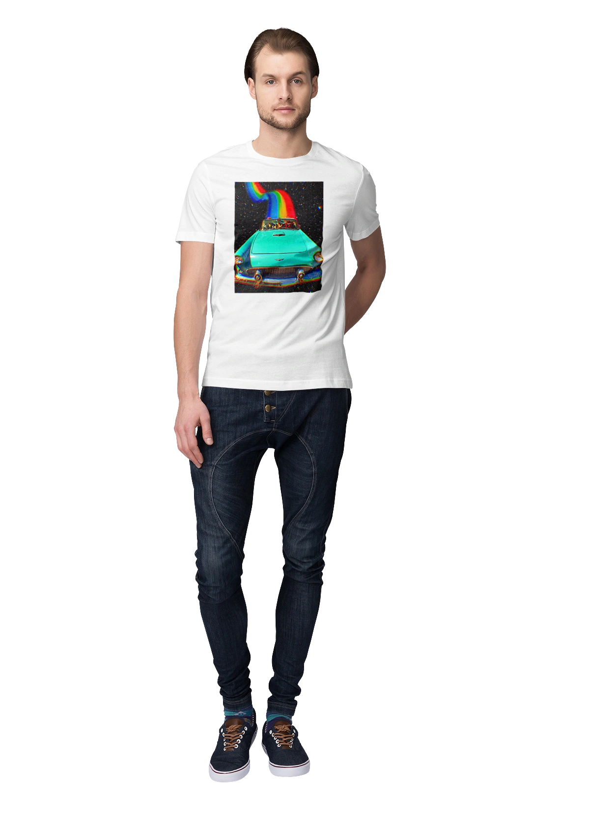 Картина, машина в космосе