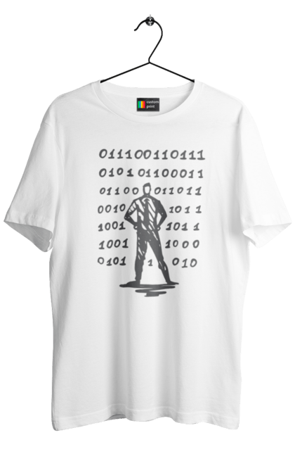 Футболка чоловіча з принтом "Програміст". Angular, c, css, html, it, javascript, jquery, php, python, react, svelt, vue, айтишник, айті, гумор, код, кодувати, прогер, програміст, програмісти, ти ж, ти ж програміст, тиж програміст. 2070702