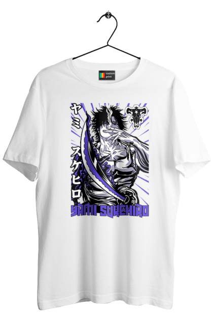 Men's t-shirt with prints Black Clover Yami Sukehiro. Anime, black clover, manga, yami sukehiro. 2070702