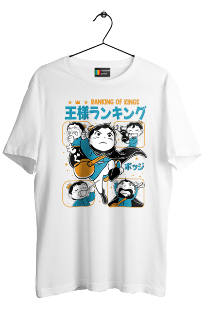 Men's t-shirt with prints Ousama Ranking Bojji. Anime, bodzi, bojji, king, king rating, manga, ousama ranking. 2070702