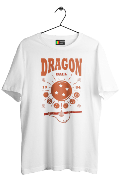Футболка чоловіча з принтом "Перли дракона". Dragon ball, аніме, вегета, гоку, манга, перли дракона. CustomPrint.market