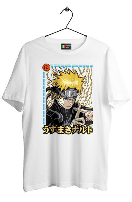 Men's t-shirt with prints Naruto. Anime, character, manga, naruto, ninja, tv series. 2070702