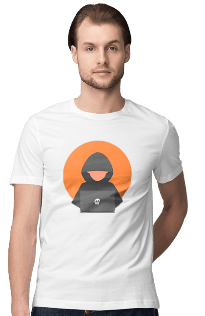 Футболка чоловіча з принтом "Я програміст". Angular, c, css, html, it, javascript, jquery, php, python, react, svelt, vue, айтишник, айті, гумор, код, кодувати, прогер, програміст, програмісти, ти ж, ти ж програміст, тиж програміст. 2070702