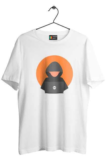 Футболка чоловіча з принтом "Я програміст". Angular, c, css, html, it, javascript, jquery, php, python, react, svelt, vue, айтишник, айті, гумор, код, кодувати, прогер, програміст, програмісти, ти ж, ти ж програміст, тиж програміст. 2070702