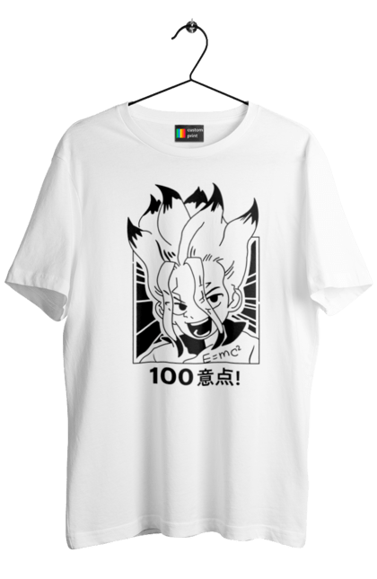 Men's t-shirt with prints Dr. Stone Senku. Anime, dr. stone, ishigami, manga, senku, senku ishigami. 2070702