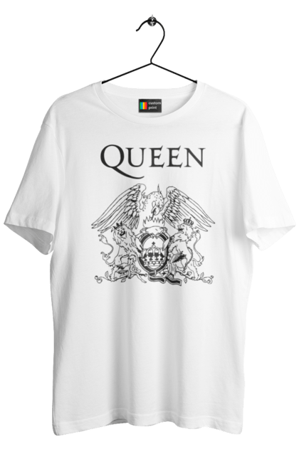 Футболка чоловіча з принтом "Queen". Queen, глем рок, група, квін, музика, поп рок, рок, хард рок. 2070702