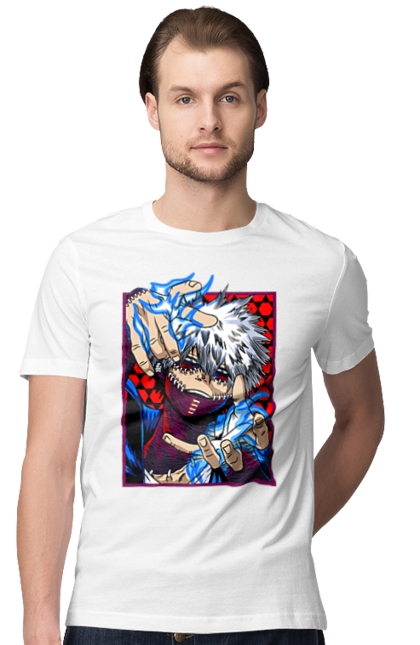 Men's t-shirt with prints My hero academy Dabi. Anime, dabi, manga, my hero academia, todoroki, toya todoroki. 2070702