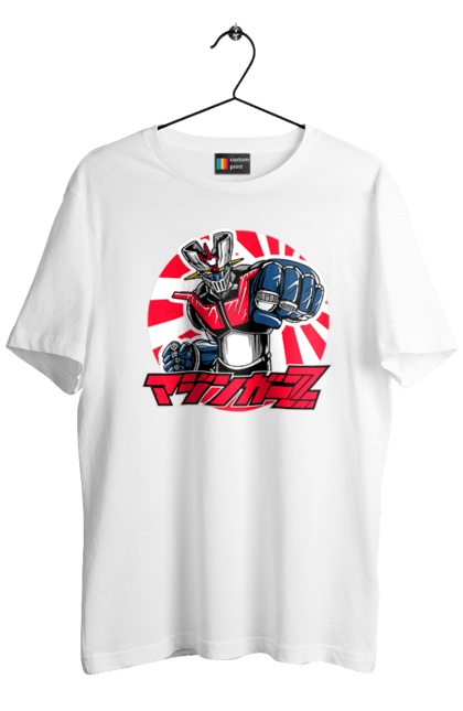 Men's t-shirt with prints Mazinger Z Grendizer. Anime, goldorak, goldrake, grendizer, manga, mazinger z, mecha, robots. 2070702