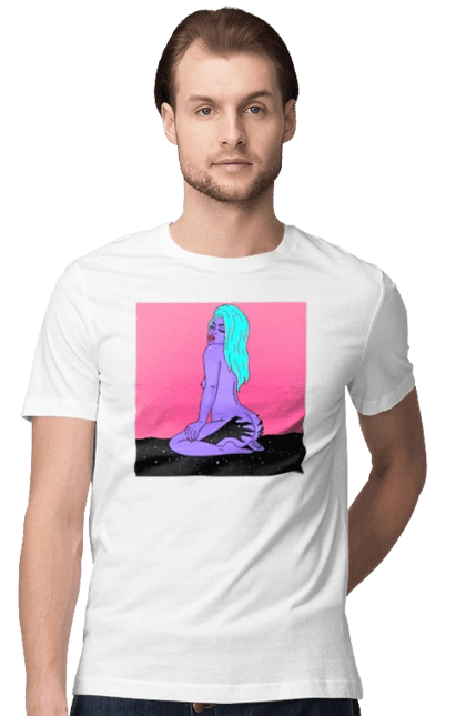 Фиолетовая Девушка В Руках