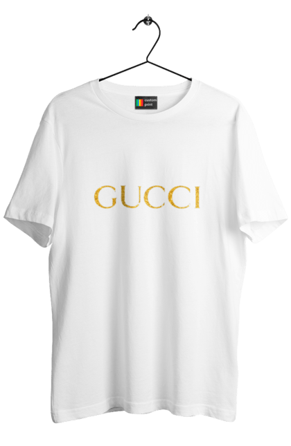 Футболка чоловіча з принтом "Gucci". 2022, gucci, бренд, гуччи, мода. CustomPrint.market