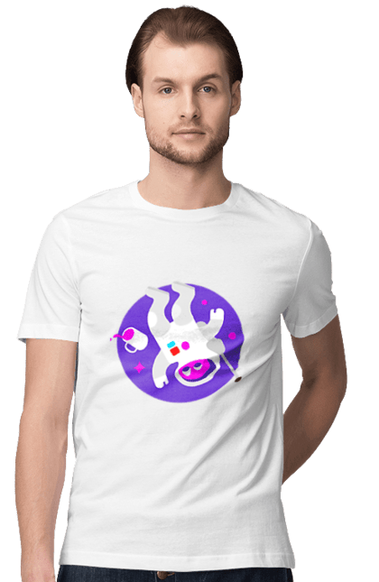 Футболка чоловіча з принтом "Космічний програміст". Angular, c, css, html, it, javascript, jquery, php, python, react, svelt, vue, айтишник, айті, гумор, код, кодувати, прогер, програміст, програмісти, ти ж, ти ж програміст, тиж програміст. 2070702