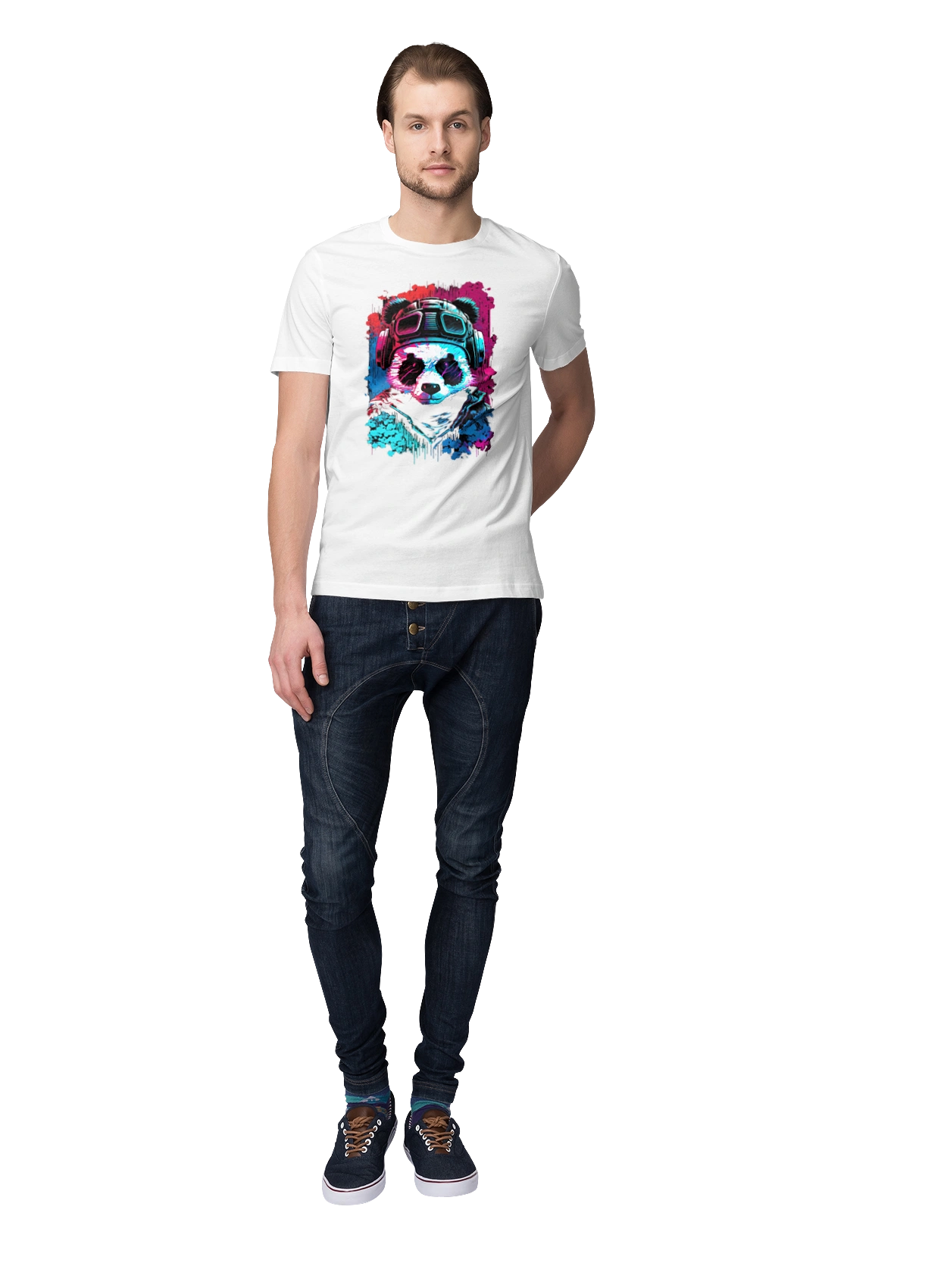 Панда в VR шолом