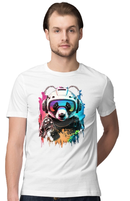 Панда в VR шолом