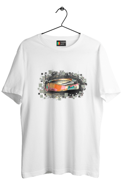 Футболка чоловіча з принтом "Пенал Авторський малюнок". Ексклюзив, канцтовари, малюнок, малюнок від руки, олівець, пенал, ручка, школа. 2070702