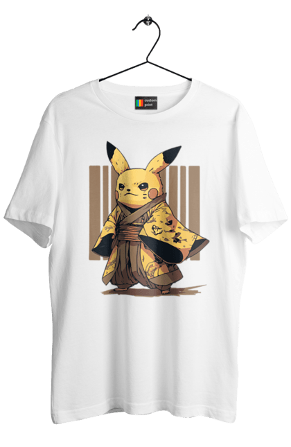 Men's t-shirt with prints Pikachu. Pichu, pokemon, pokemon, pokemon go. CustomPrint.market