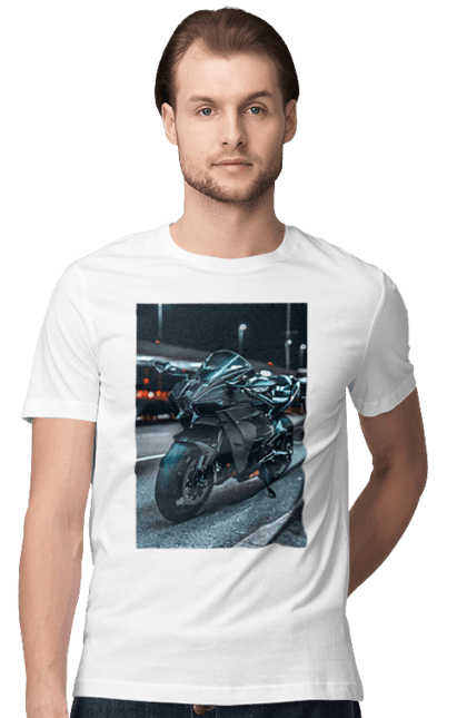 Футболка чоловіча з принтом "Мото цитаты". Байк, мото, спорт, цитаты. 2070702