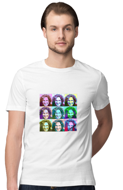 Men's t-shirt with prints Kuzma Skryabin. Andriy kuzmenko, artist, kuzma skryabin, scribe, singer, smith. CustomPrint.market