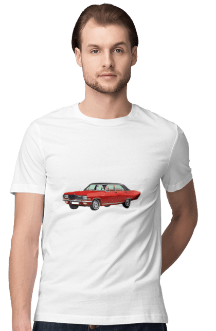Men`s t-shirt with prints Auto.3. Auto, old car, photo, professional photo. 2070702