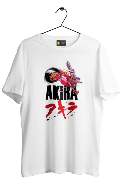 Футболка чоловіча з принтом "Акіра". Akira, shotaro kaneda, tetsuo shima, акіра, аніме, кіберпанк, тецуо шима, шьотаро канеда. 2070702