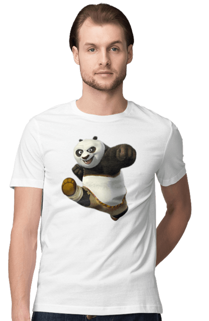 Футболка чоловіча з принтом "Панда". Panda, кунг фу панда, медведь, мишка, панда. futbolka.stylus.ua