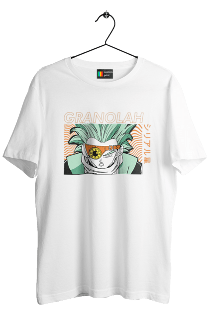 Men's t-shirt with prints Dragon Ball Granolah. Anime, dragon ball, goku, granolah, manga, tv series, vegeta. 2070702