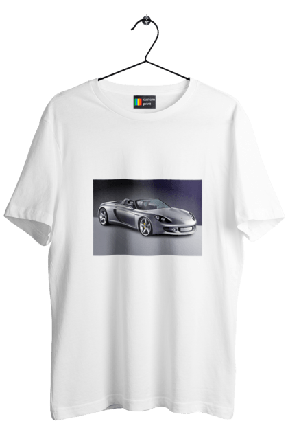 Men`s t-shirt with prints Auto.2. Auto, color image, compartment, photo, sports car. 2070702