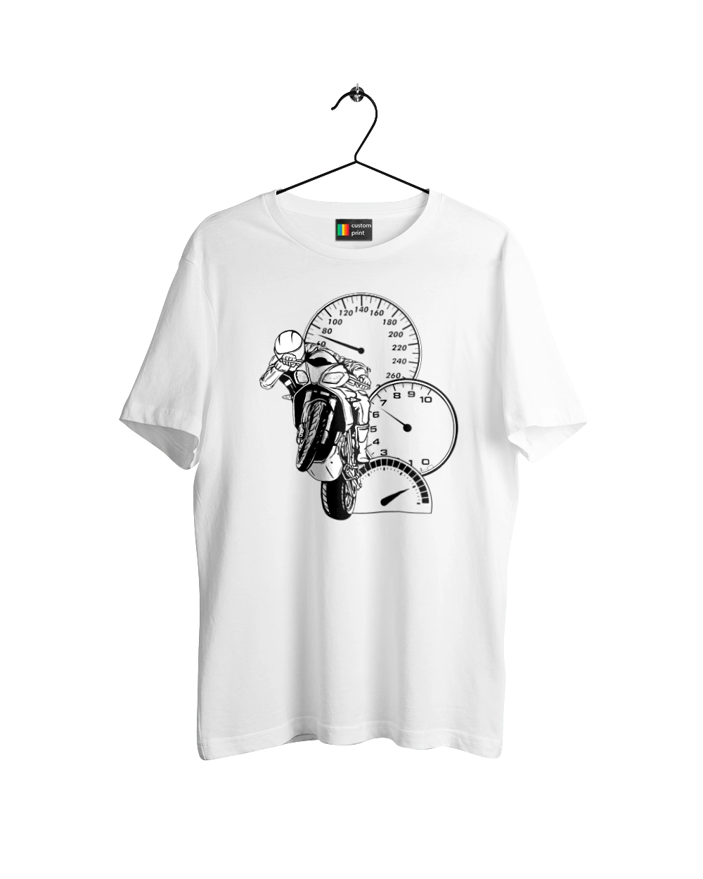 Motorcycle Speed Black