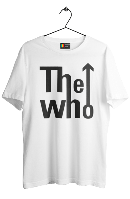 Футболка чоловіча з принтом "The Who". Who, арт рок, зе ху, музика, пауер поп, прото панк, рок, рок група, фрикбіт, хард рок. 2070702