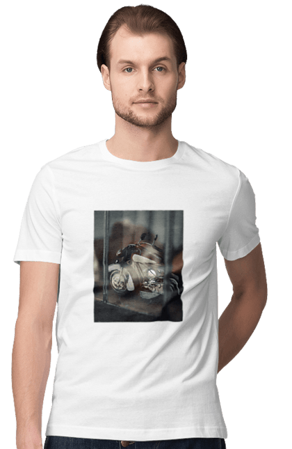 Футболка чоловіча з принтом "Мото". Байк, дорога, мото, сила, швидкість. 2070702